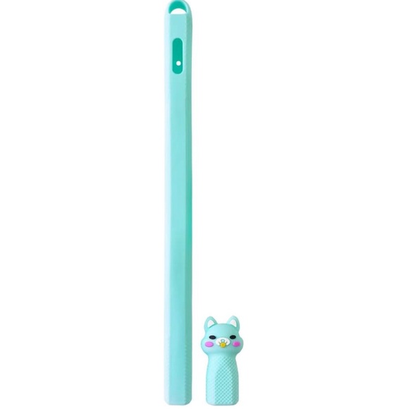 Protective Silicone Sleeve Case for Apple Pencil 2nd Generation Mint Light Green - Picture 1 of 5